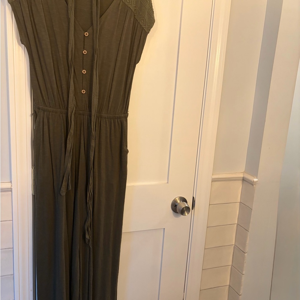 Caslon Olive Green Jumpsuit
